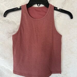 Vuori Mauve Heather Tank Top